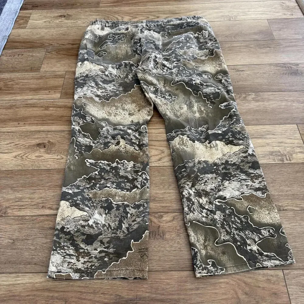 RealTree Camo Pants Hunting Outdoors Winter y2k Size L 36-38 - Picture 5 of 10